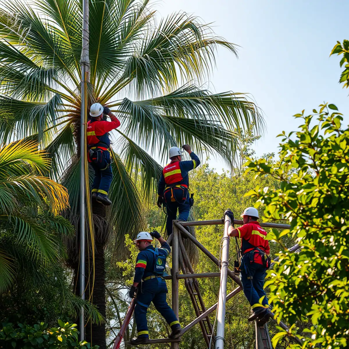 Lightning Strikes on Tall Palms and Pines in SW Florida: Immediate Assessment Steps