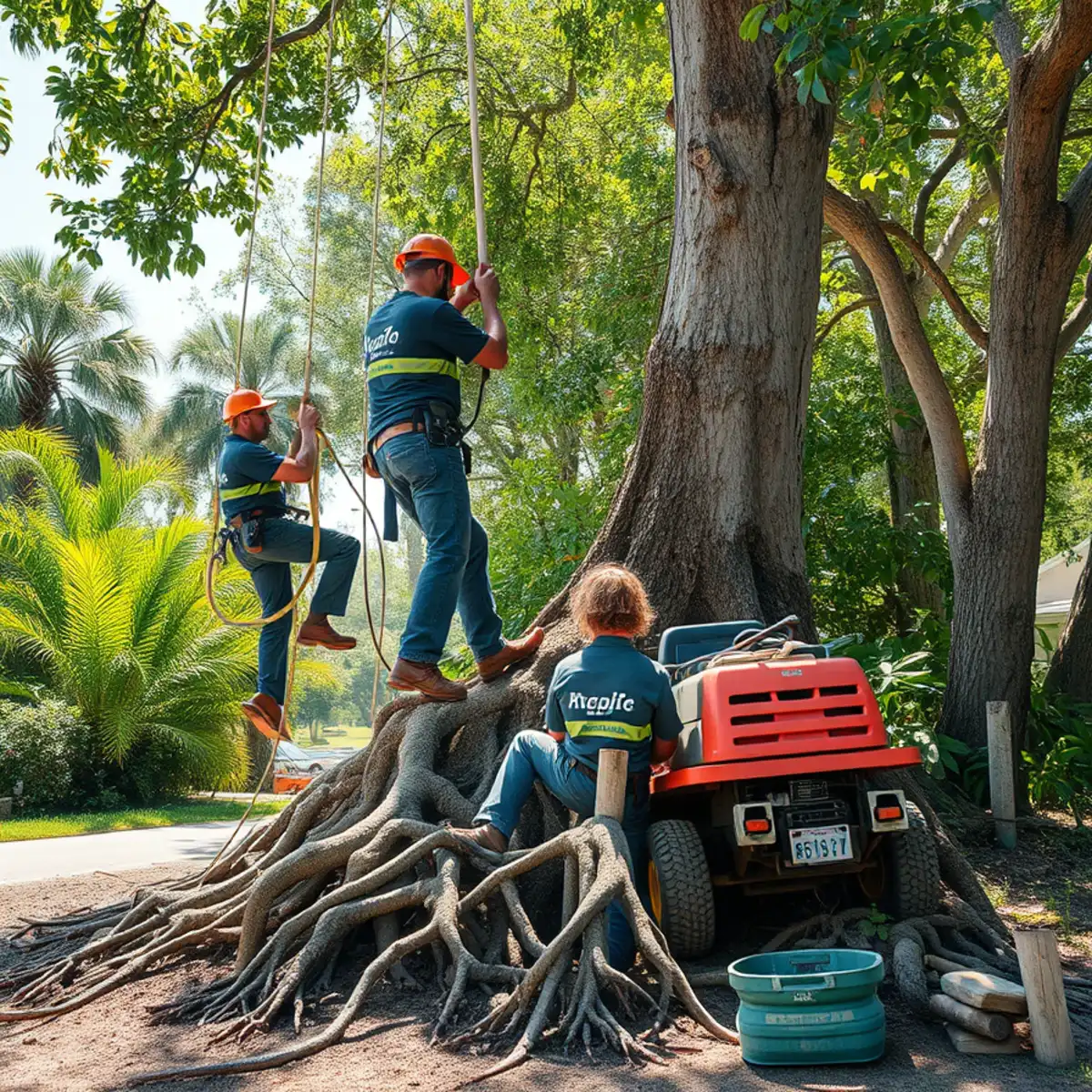 Protecting Shallow Tree Roots in Florida Sandy Soils from Lawn Mower Damage
