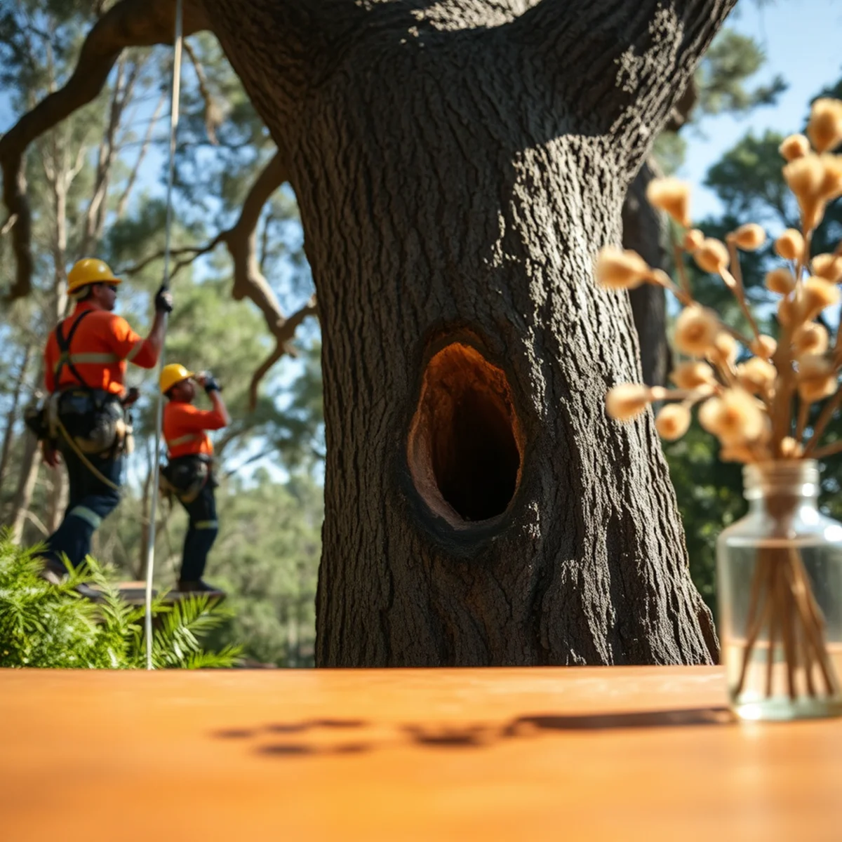 Swollen trunk canker and hollow cavity testing on hazardous Lehigh Acres slash pine
