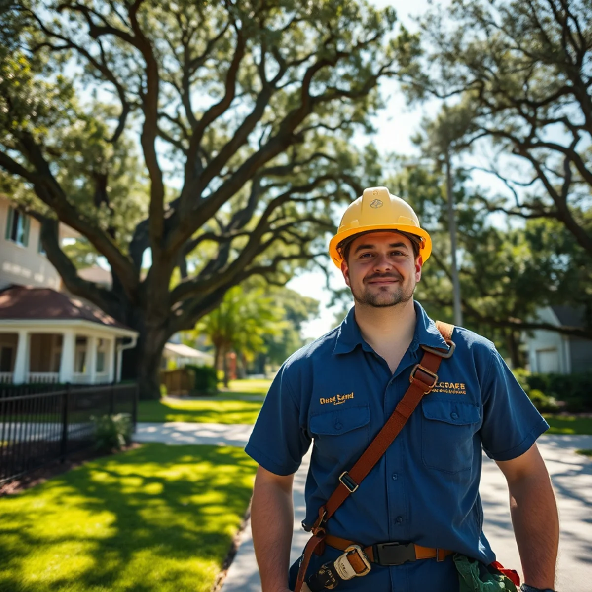 Residential tree canopy and properties in Alva FL