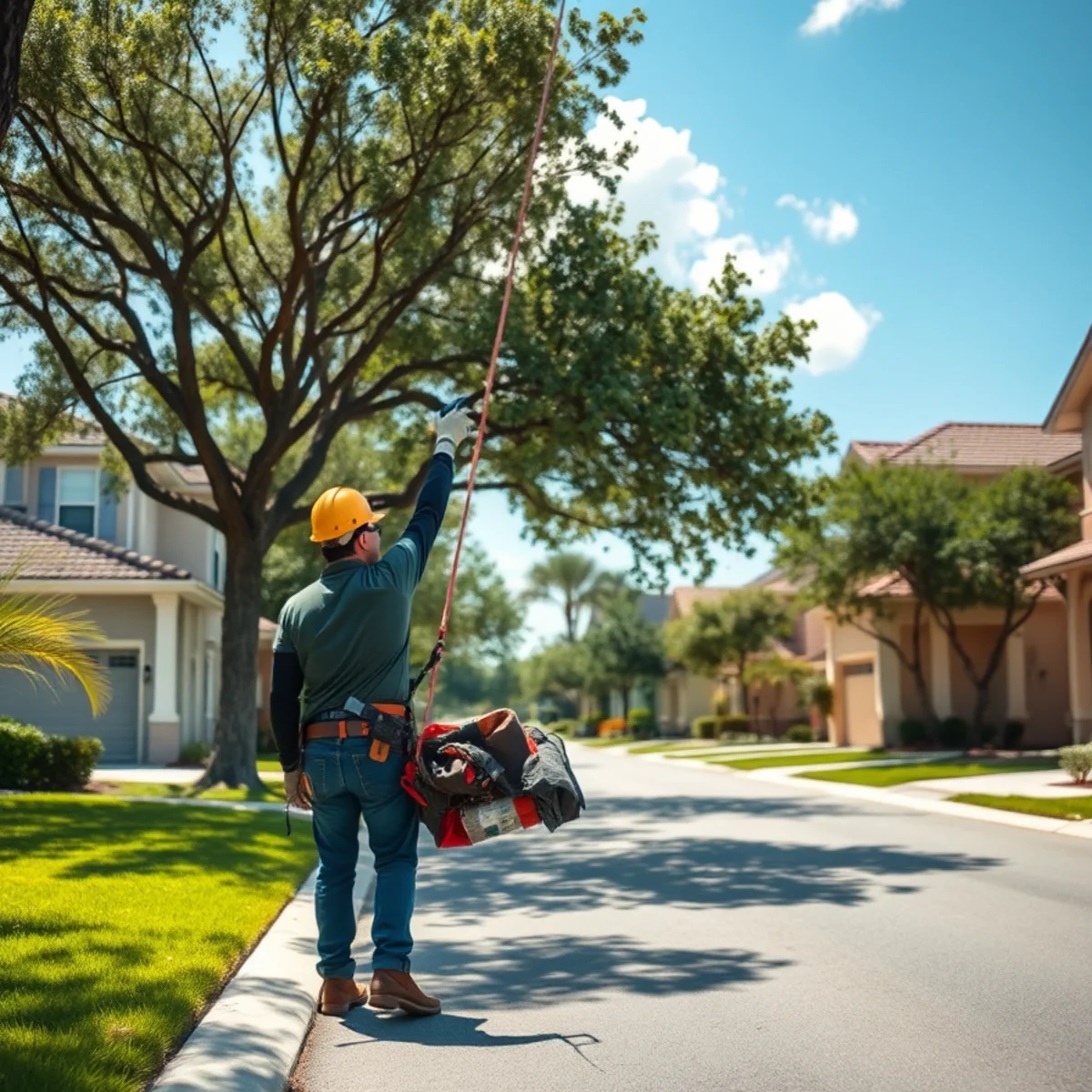 Residential tree canopy and properties in Babcock Ranch FL
