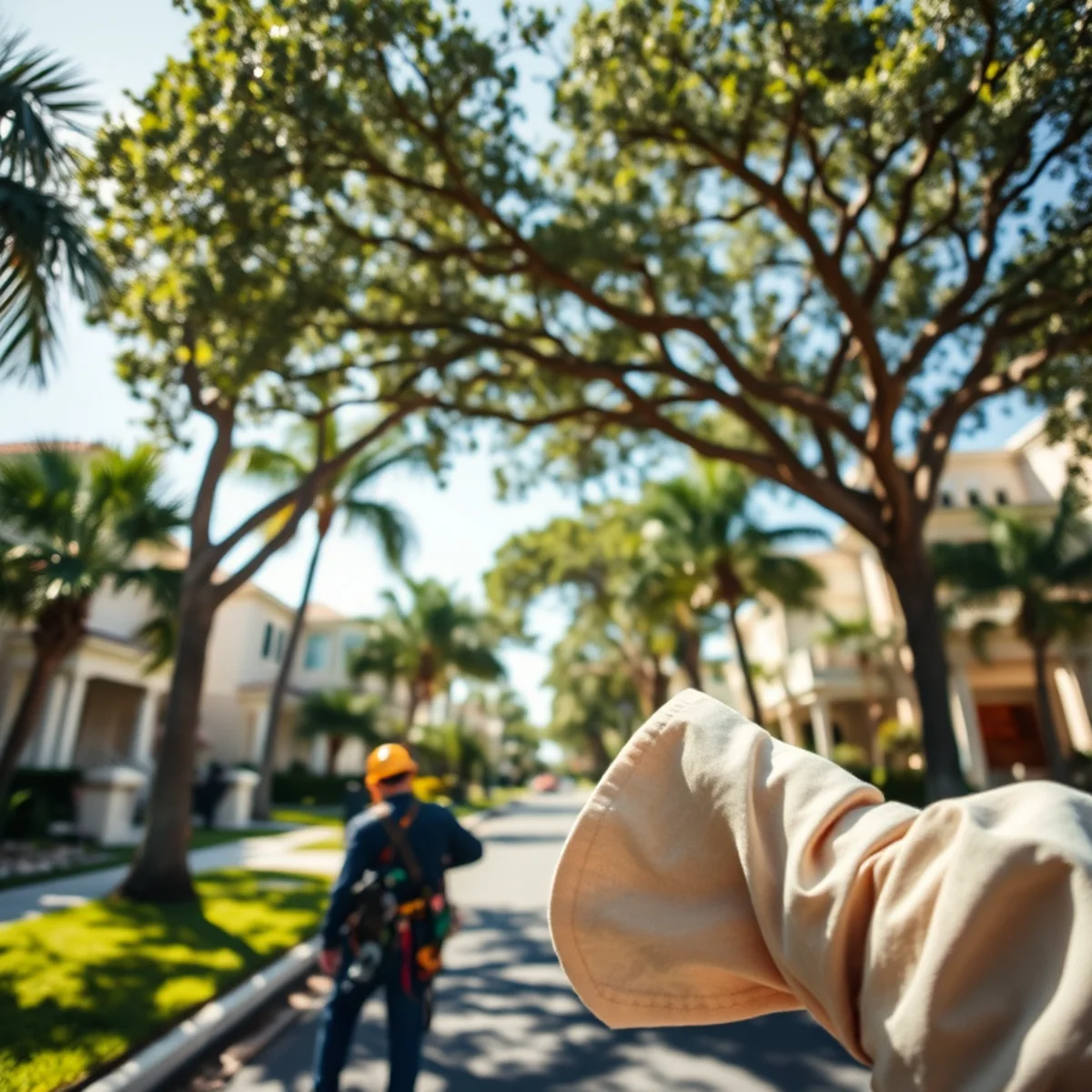 Residential tree canopy and properties in Clearwater FL