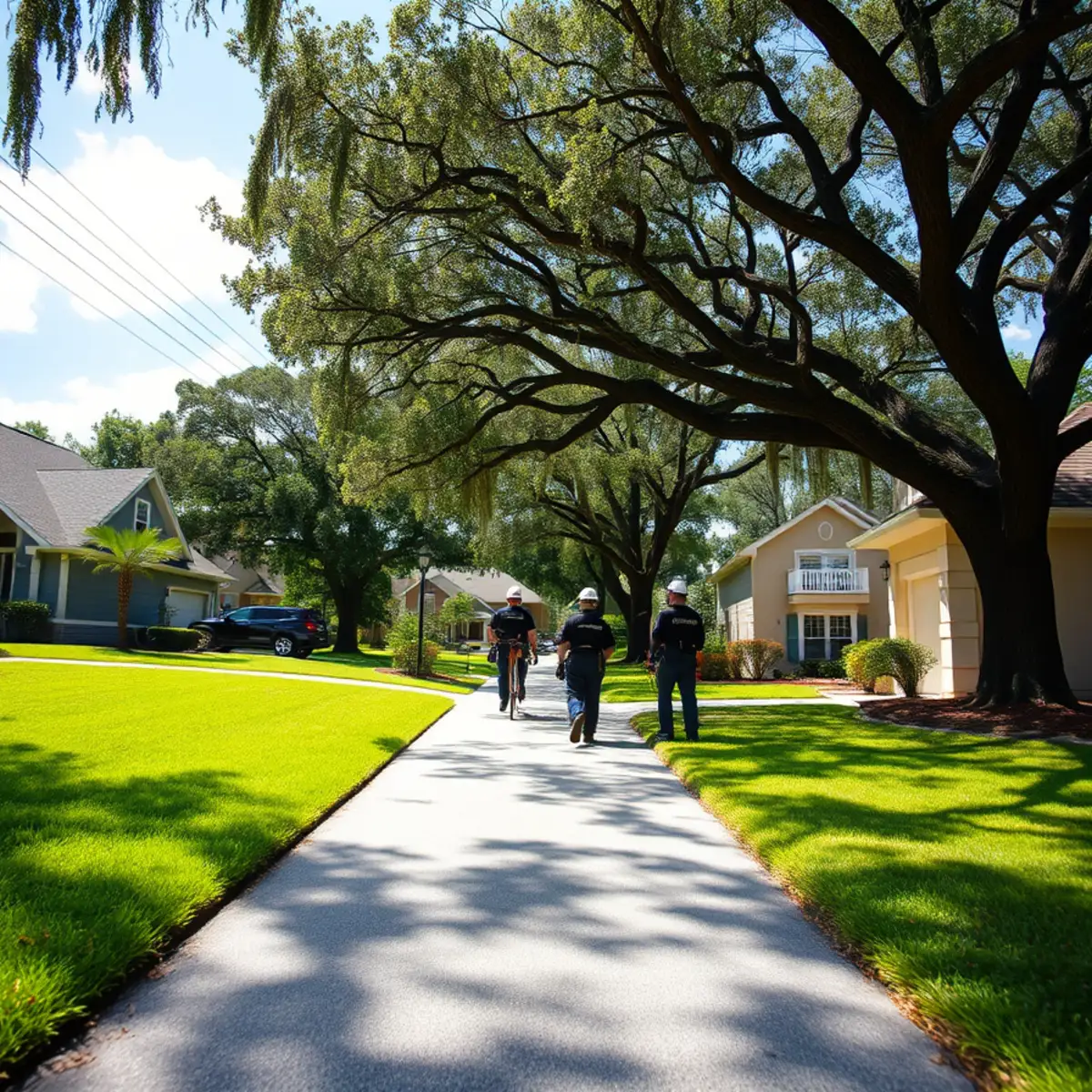 Residential tree canopy and properties in Labelle FL