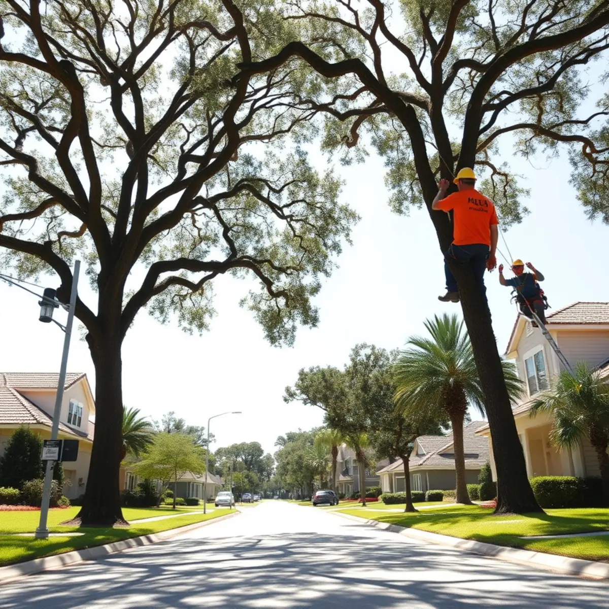 Residential tree canopy and properties in Lakewood Ranch FL