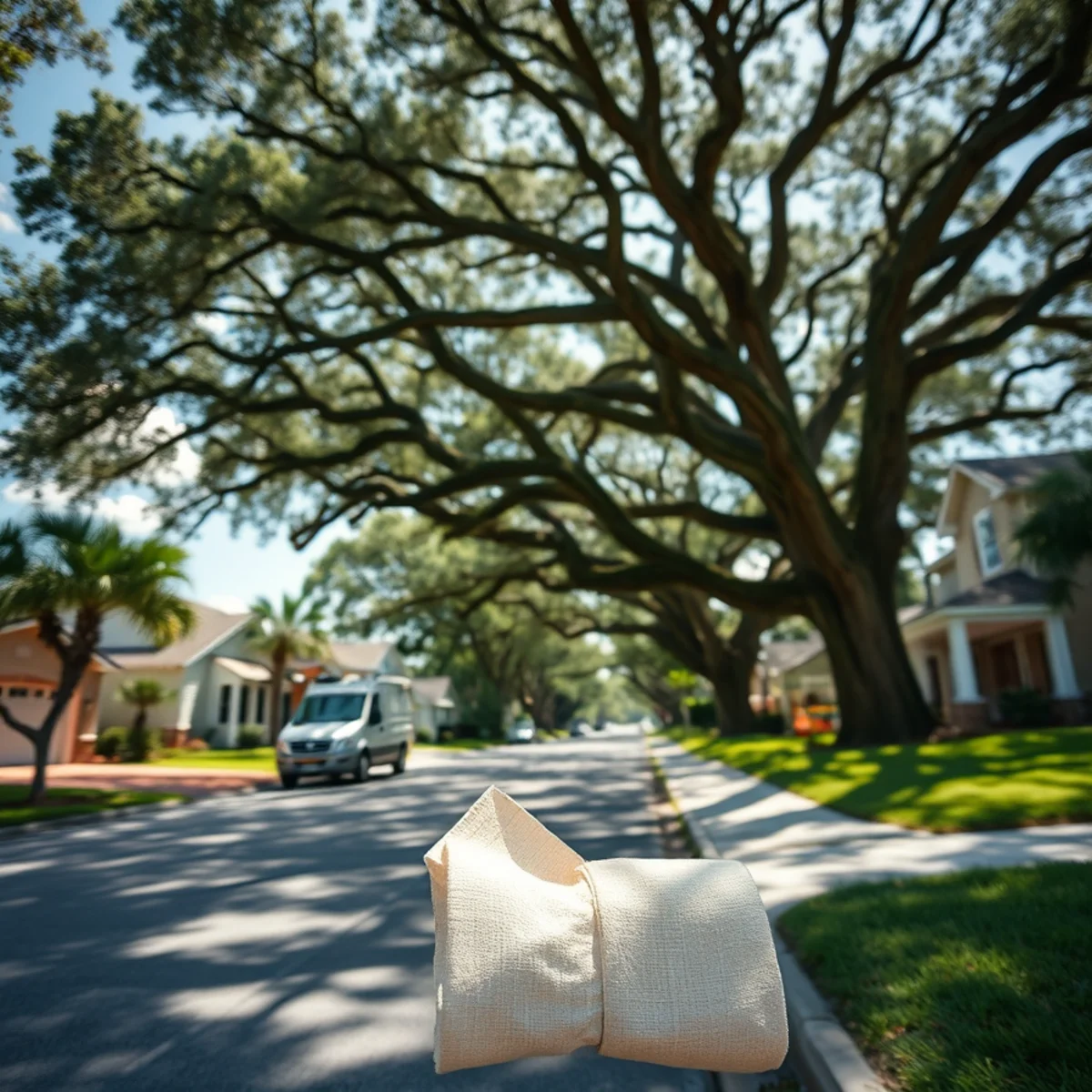 Residential tree canopy and properties in Okeechobee FL