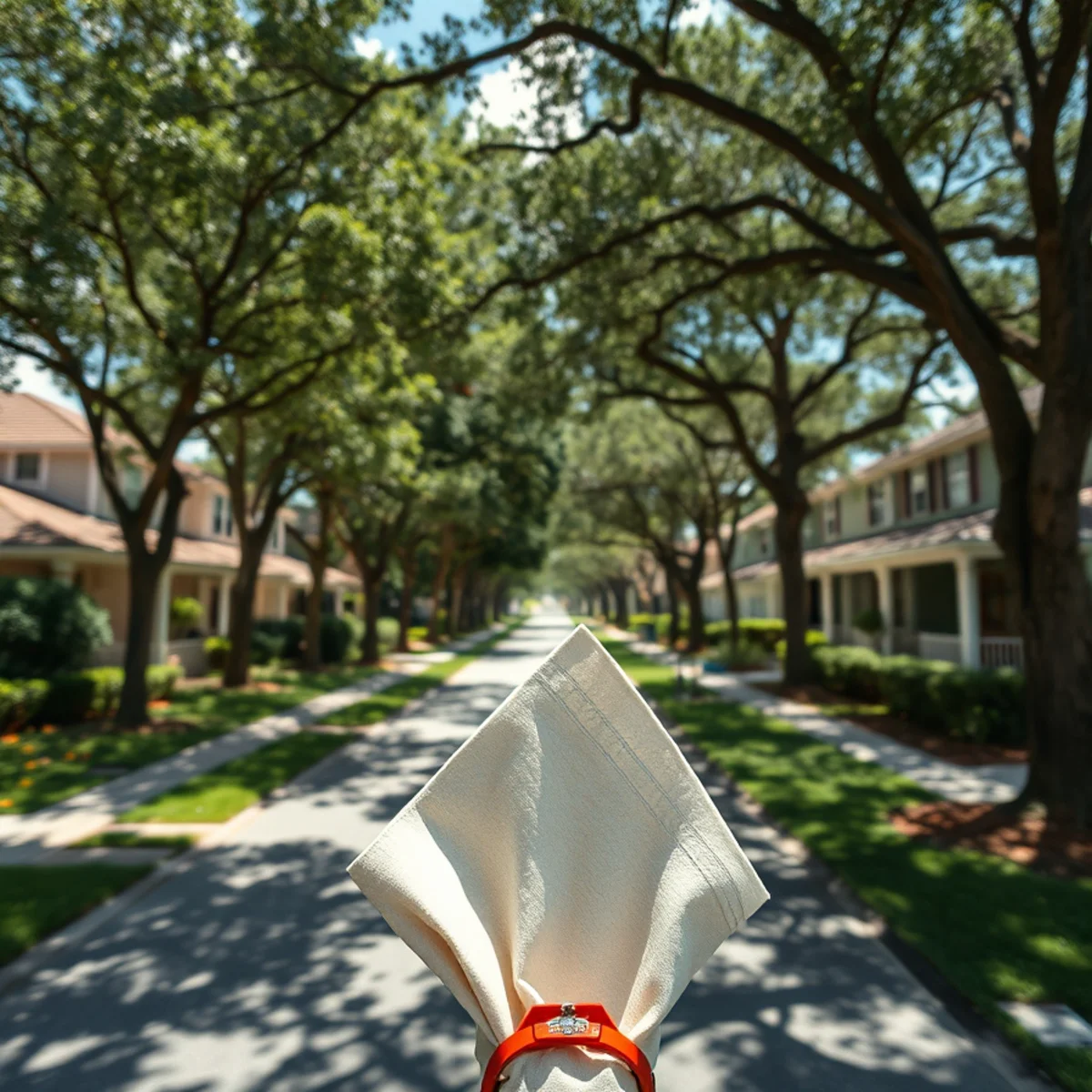 Residential tree canopy and properties in Orlando FL