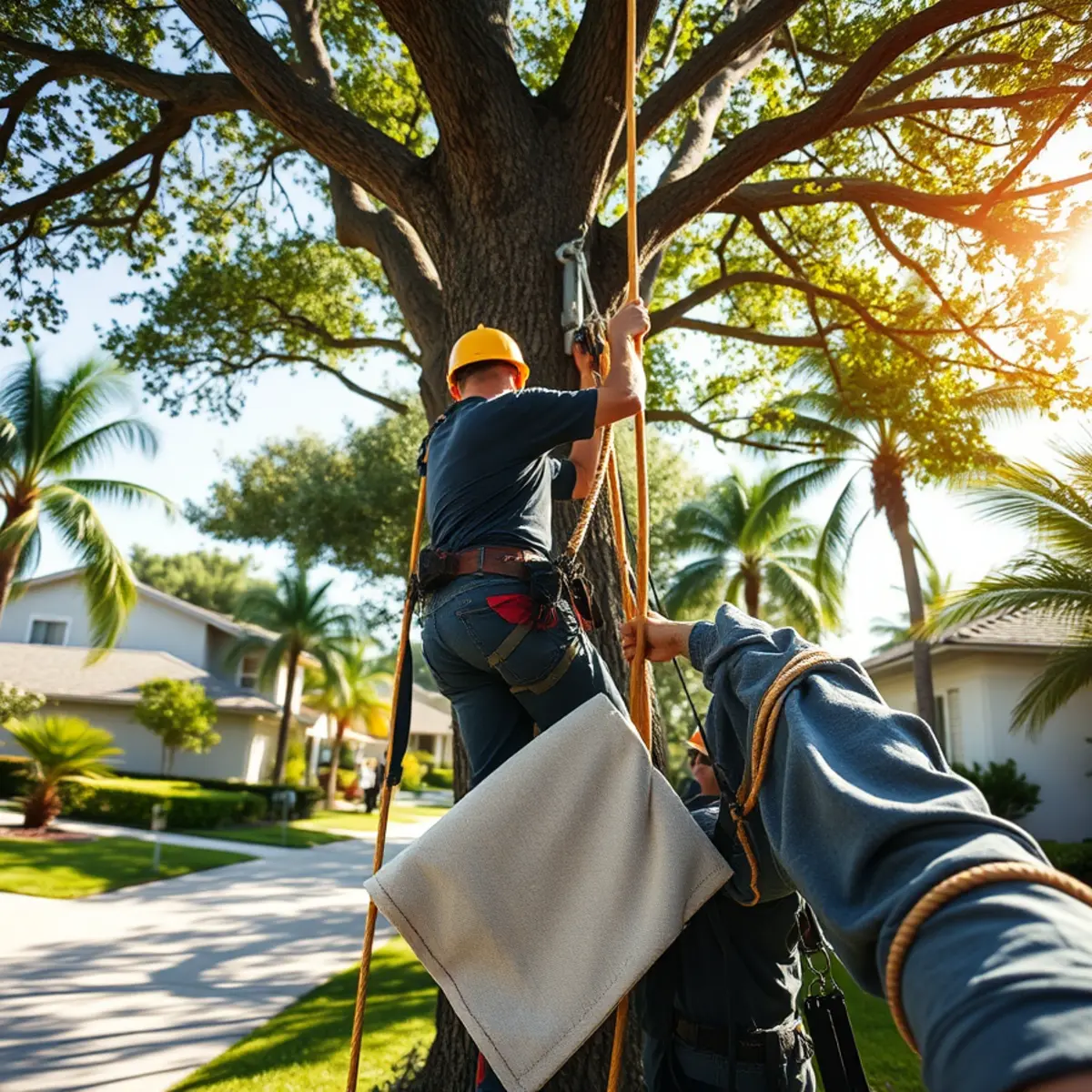 Residential tree canopy and properties in Sanibel FL