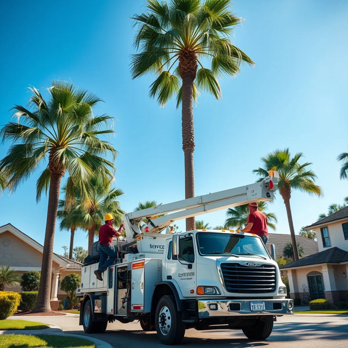 Tree service crew working in Winter Haven FL