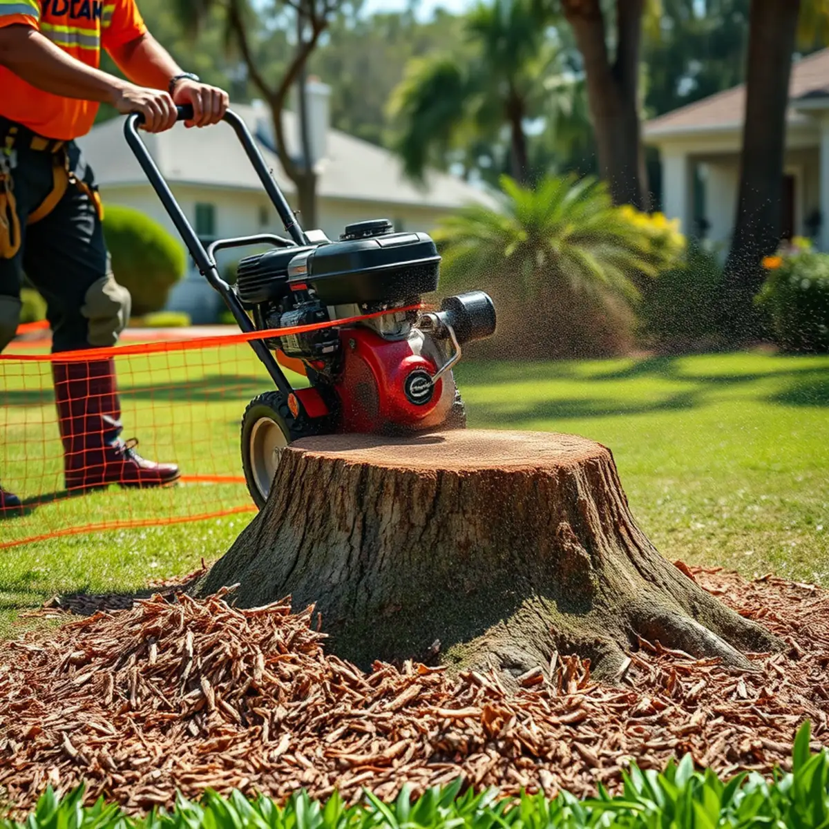 Stump Grinding & Removal in Lehigh Acres FL - T's Trees and Landscaping